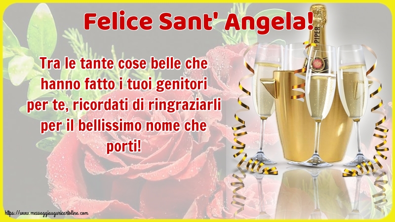 Felice Sant' Angela!
