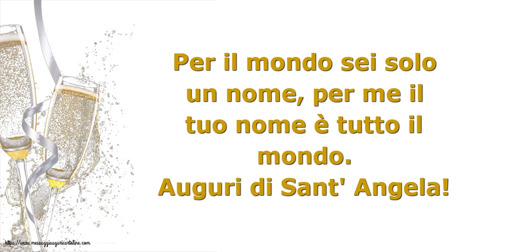 Auguri di Sant' Angela!