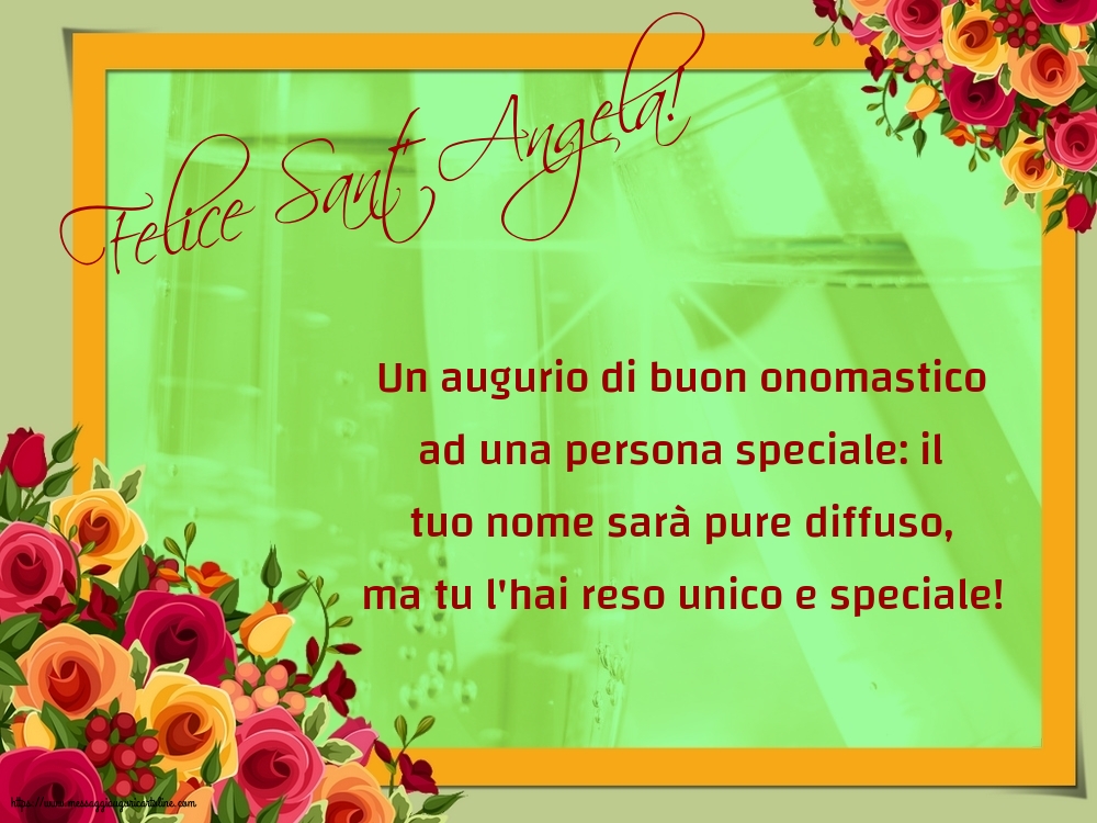 Sant' Angela Felice Sant' Angela!