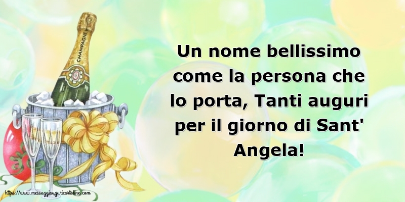 Tanti auguri per il giorno di Sant' Angela!