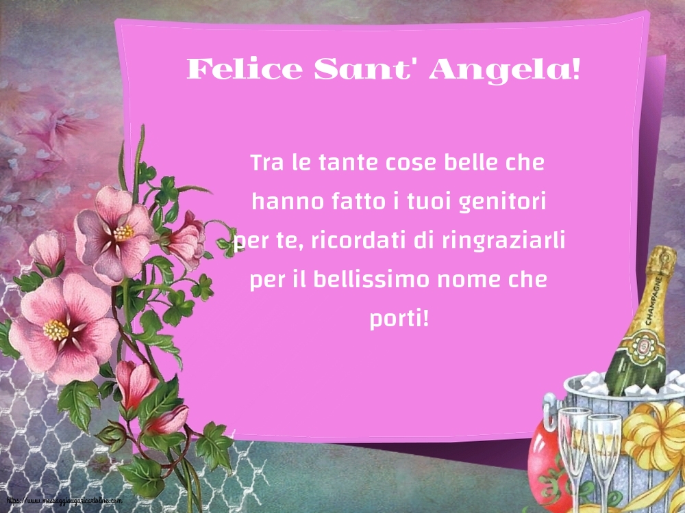 Felice Sant' Angela!