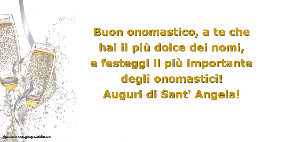 Auguri di Sant' Angela!