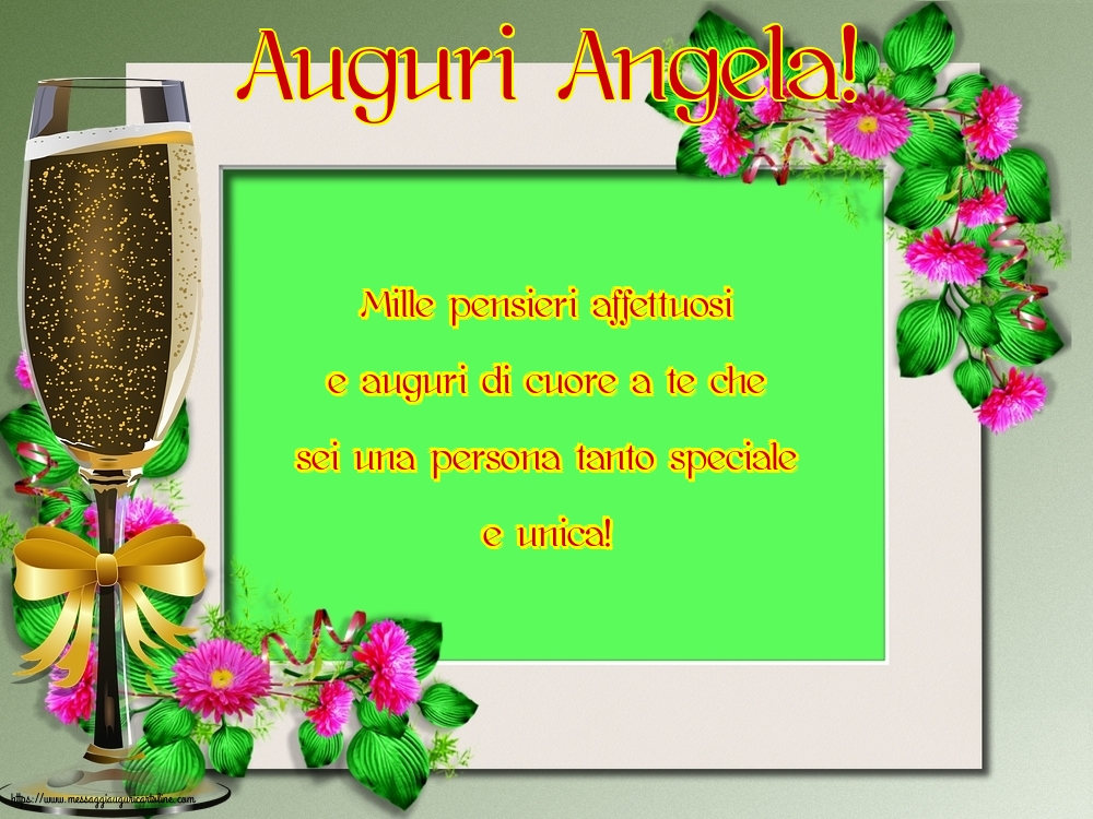 Auguri Angela!