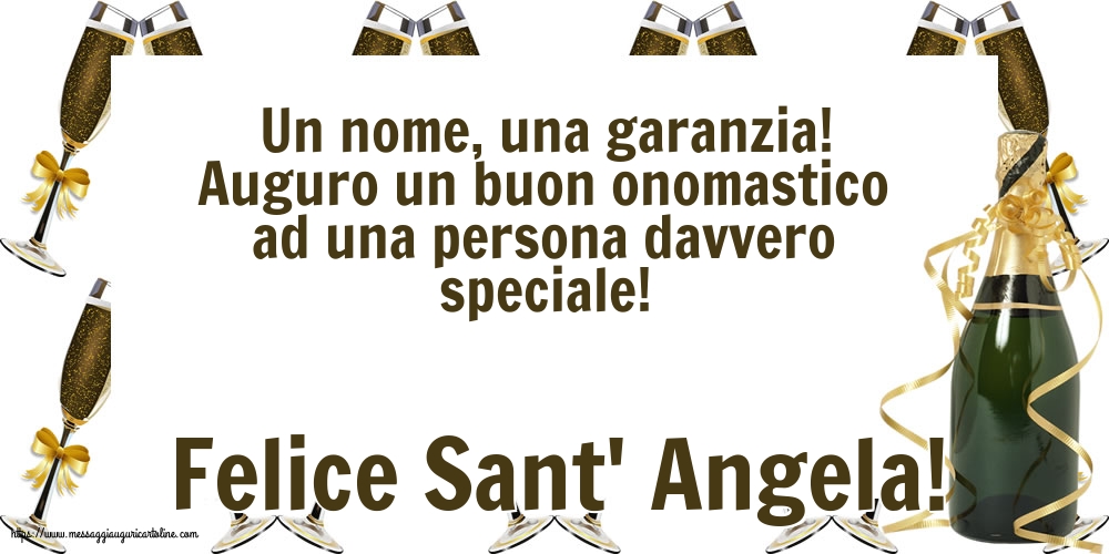 Sant' Angela Felice Sant' Angela!