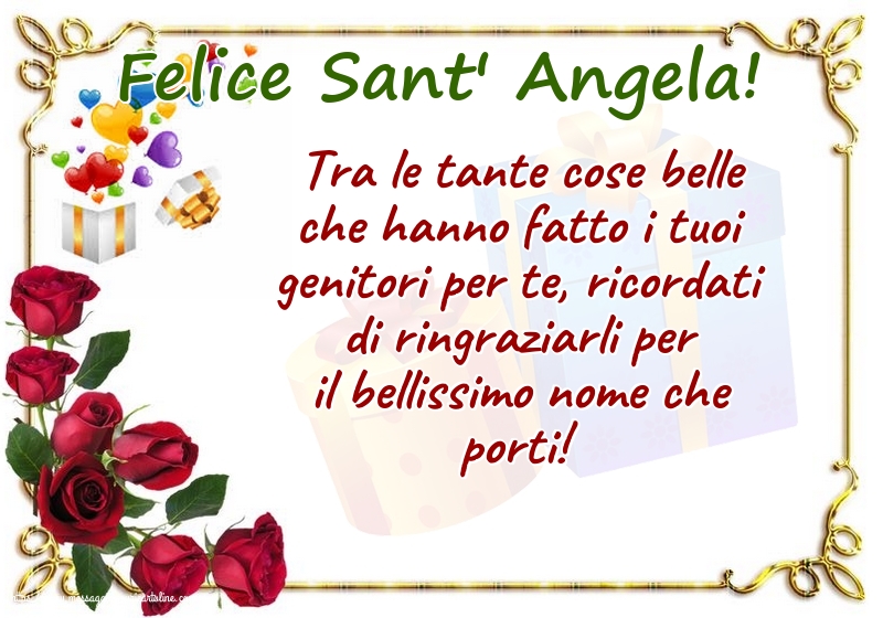Felice Sant' Angela!
