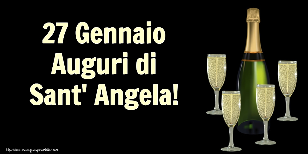 27 Gennaio Auguri di Sant' Angela!