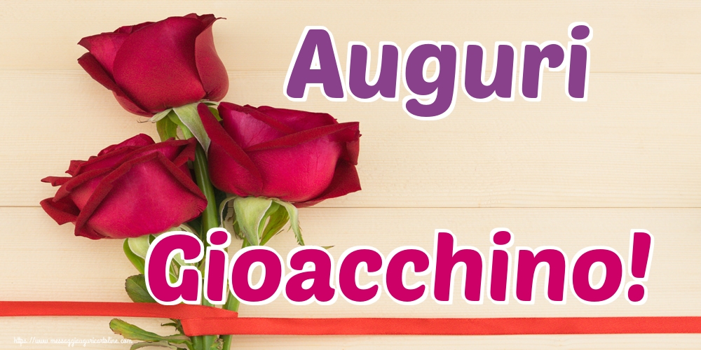 Auguri Gioacchino!