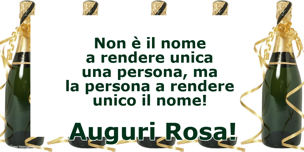 Santa Rosa Auguri Rosa!