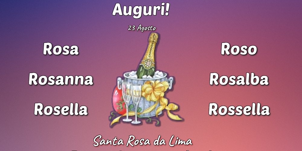 Santa Rosa 23 Agosto - Santa Rosa da Lima
