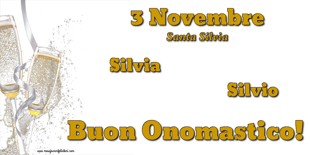 3 Novembre - Santa Silvia
