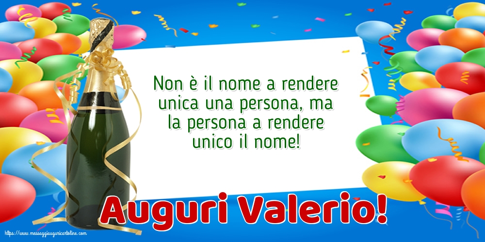 Auguri Valerio!