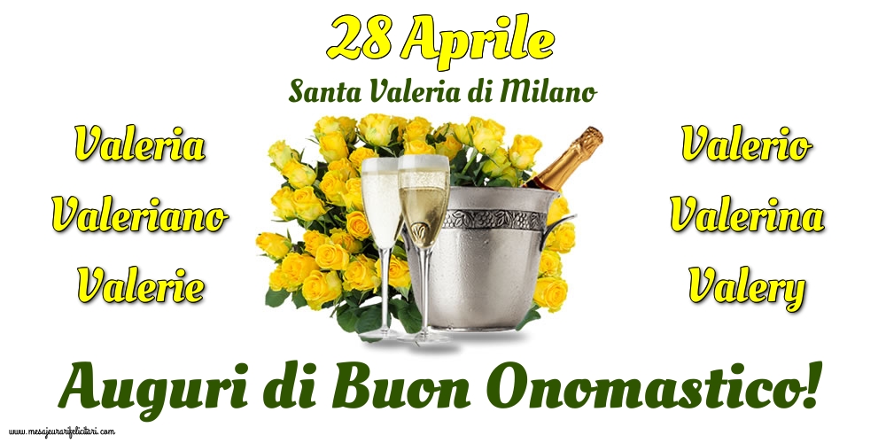 28 Aprile - Santa Valeria di Milano