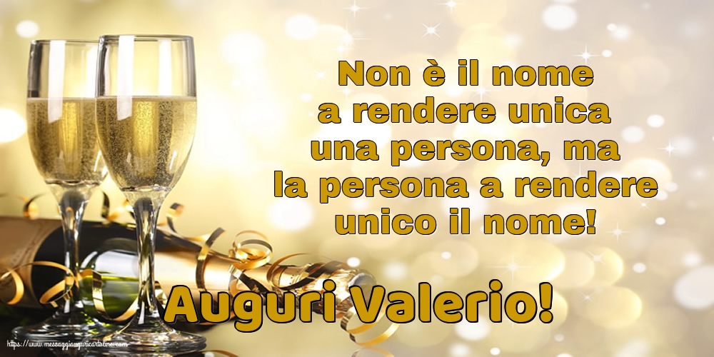Auguri Valerio!