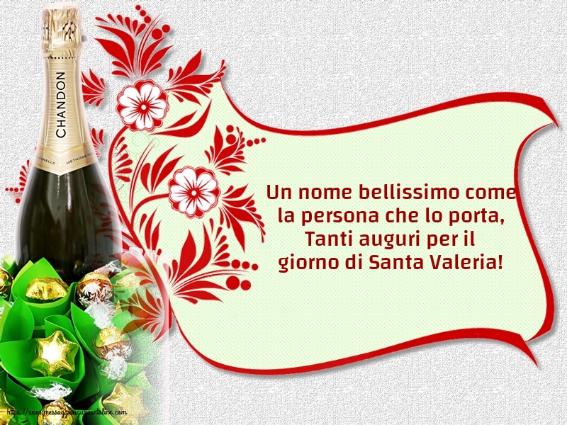 Tanti auguri per il giorno di Santa Valeria!