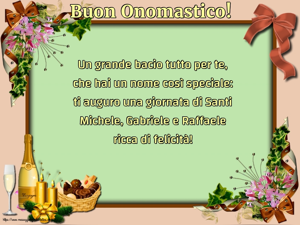 Buon Onomastico!