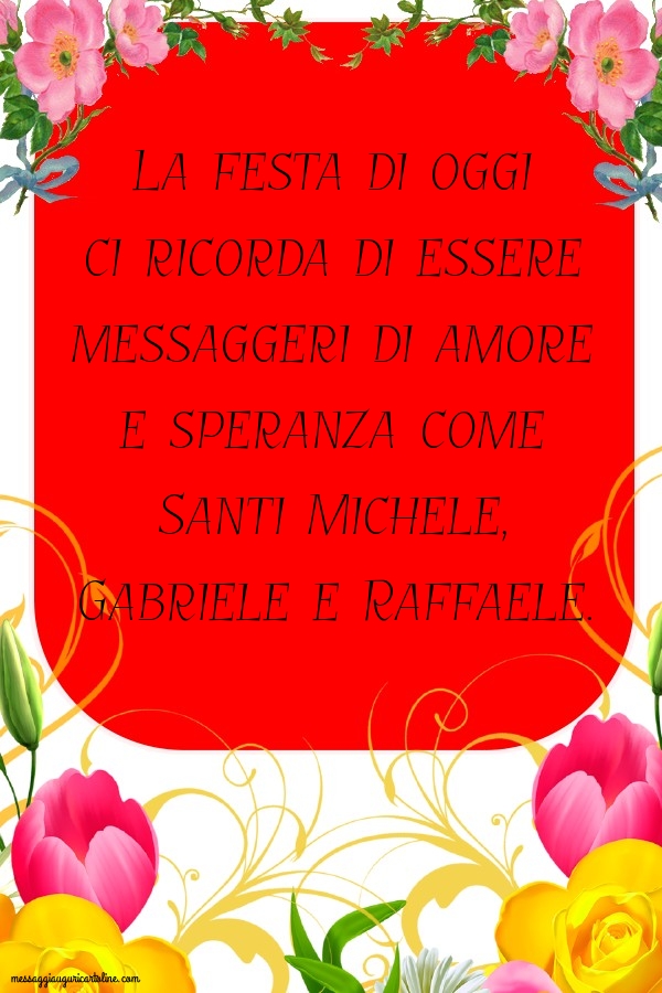 La festa di oggi ci ricorda di essere messaggeri di amore e speranza
