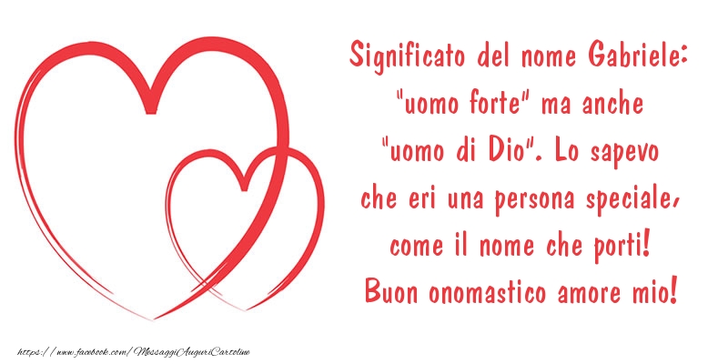 Buon onomastico amore mio!