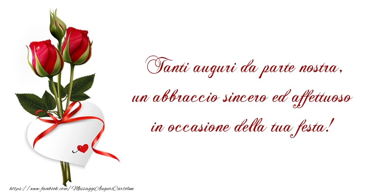 Tanti auguri da parte nostra