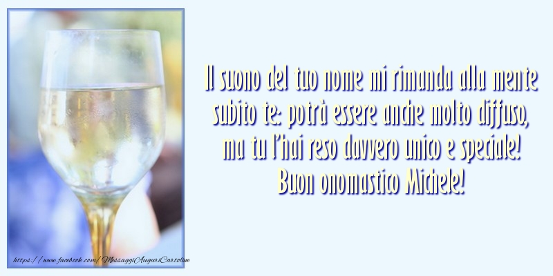 Buon onomastico Michele!