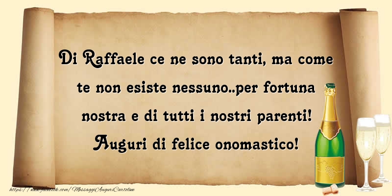 Auguri di felice onomastico!