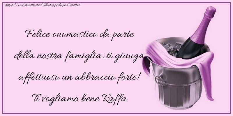 Cartoline di Santi Michele, Gabriele e Raffaele - Ti vogliamo bene Raffa - messaggiauguricartoline.com