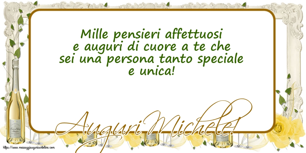 Santi Michele, Gabriele e Raffaele Auguri Michele!