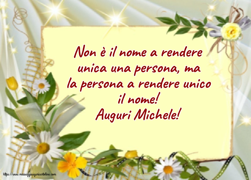 Auguri Michele!
