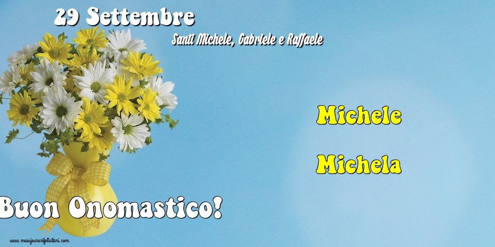 Cartoline di Santi Michele, Gabriele e Raffaele - 29 Settembre - Santi Michele, Gabriele e Raffaele - messaggiauguricartoline.com