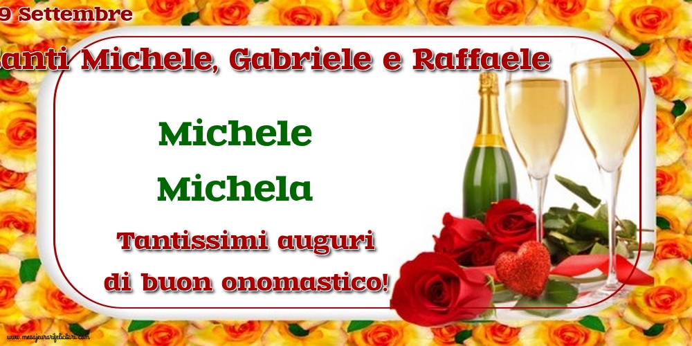 29 Settembre - Santi Michele, Gabriele e Raffaele