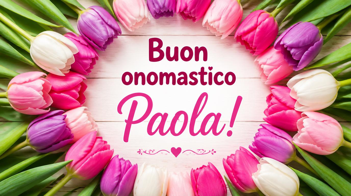 Buon onomastico Paola!