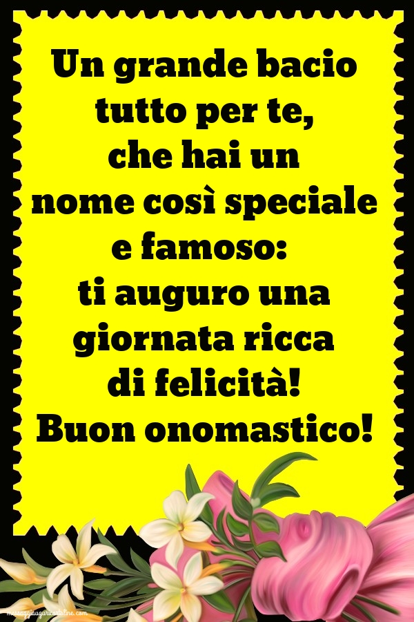 Buon onomastico!
