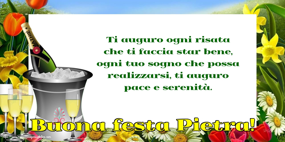 Buona festa Pietra!