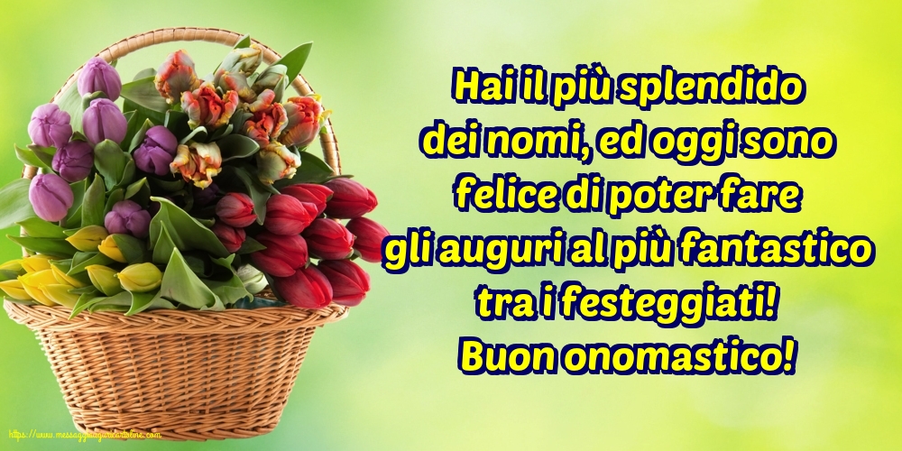 Buon onomastico!