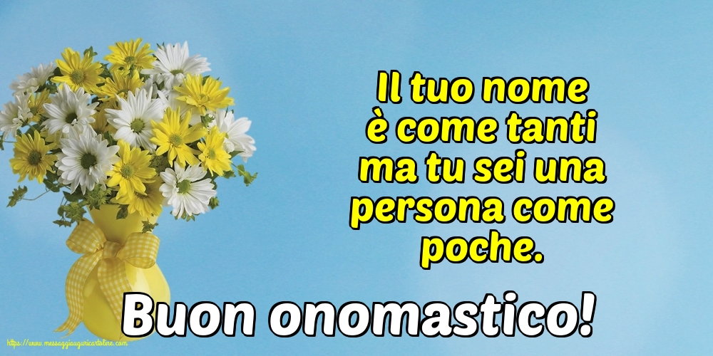 Buon onomastico!