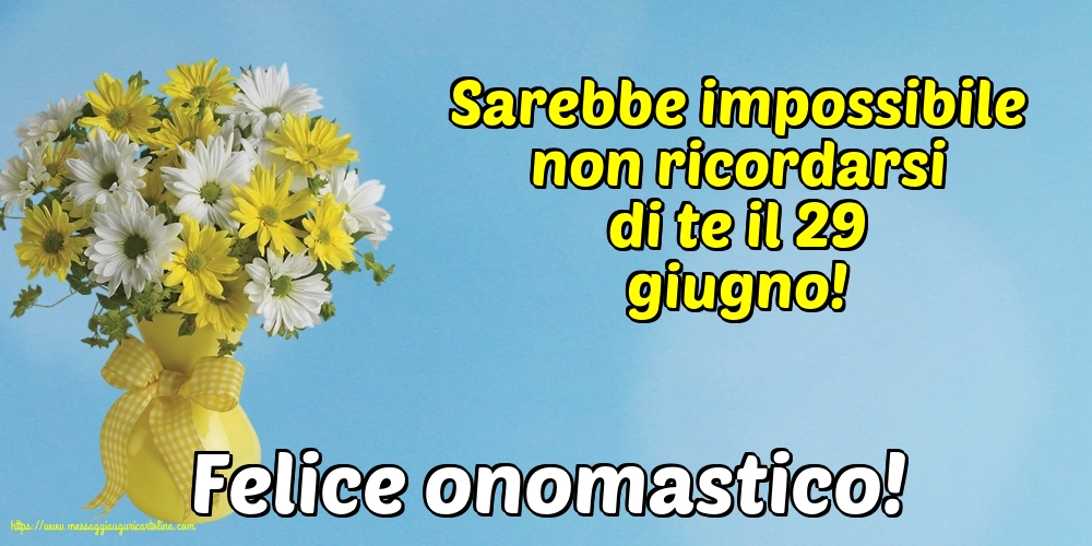 Felice onomastico!