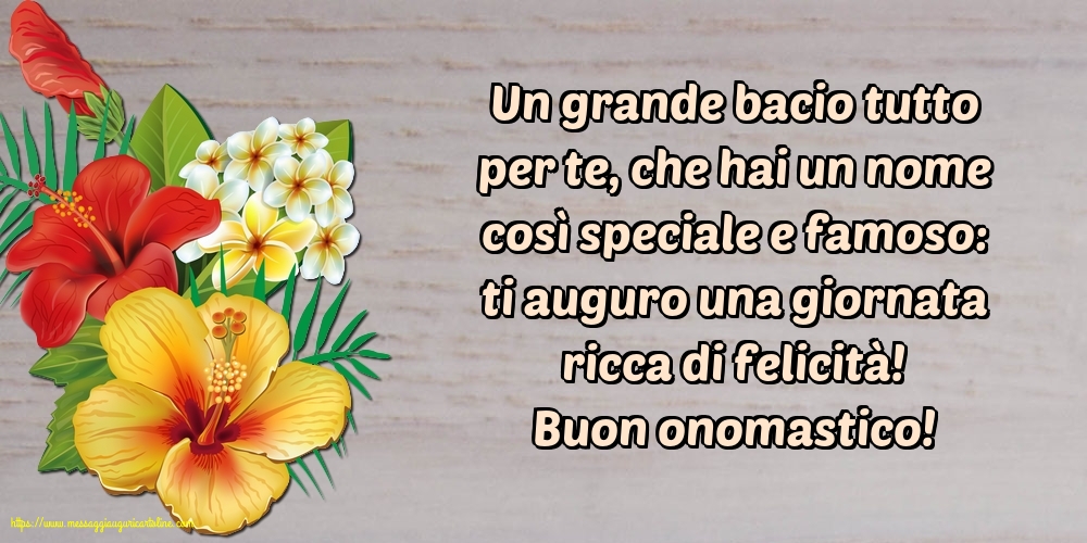 Buon onomastico!