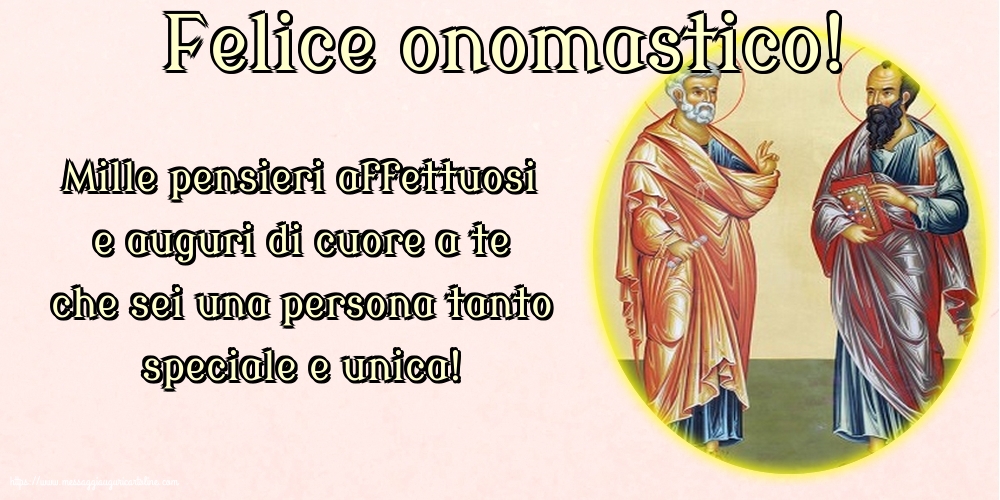 Felice onomastico!