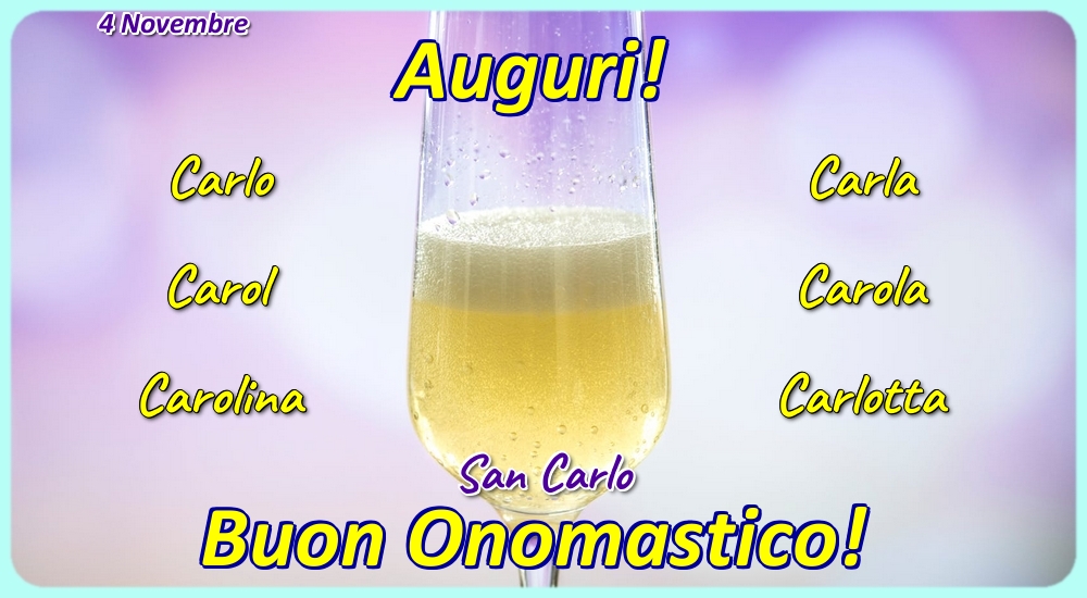 4 Novembre - San Carlo