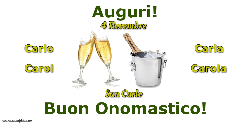 4 Novembre - San Carlo