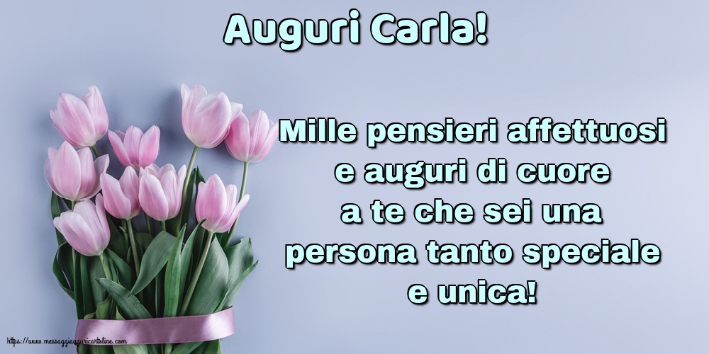 San Carlo Auguri Carla!