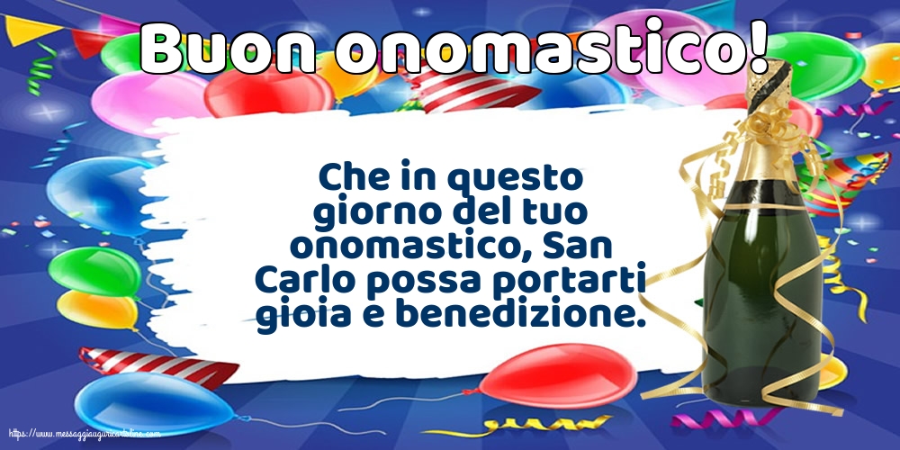 Buon onomastico!