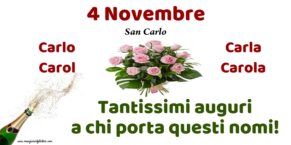4 Novembre - San Carlo