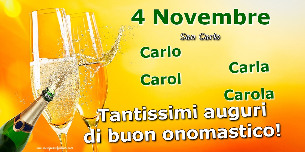 4 Novembre - San Carlo