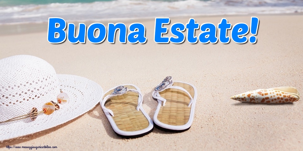 Cartoline per la Solstizio d Estate - Buona Estate! - messaggiauguricartoline.com