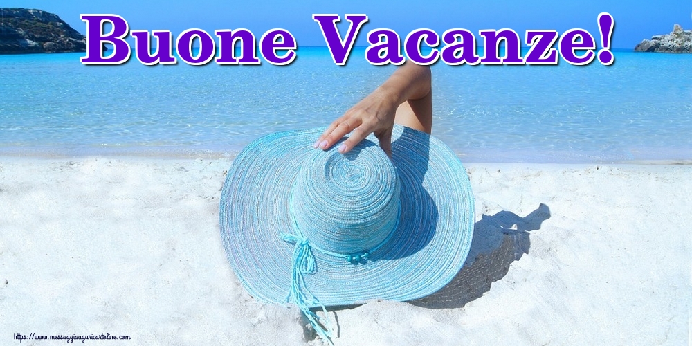Cartoline per la Solstizio d Estate - Buone Vacanze! - messaggiauguricartoline.com