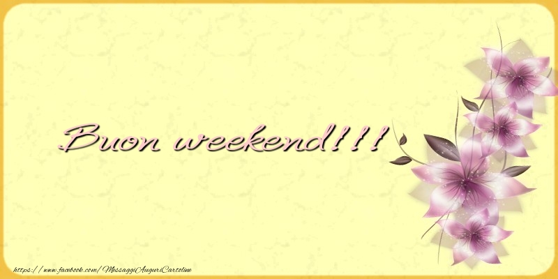buon weekend