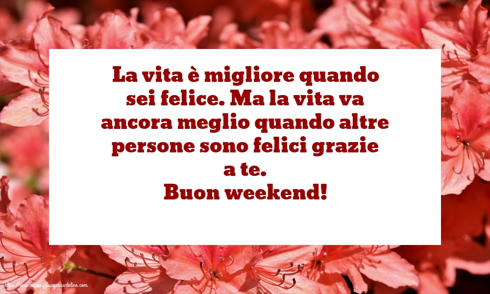 Buon weekend!