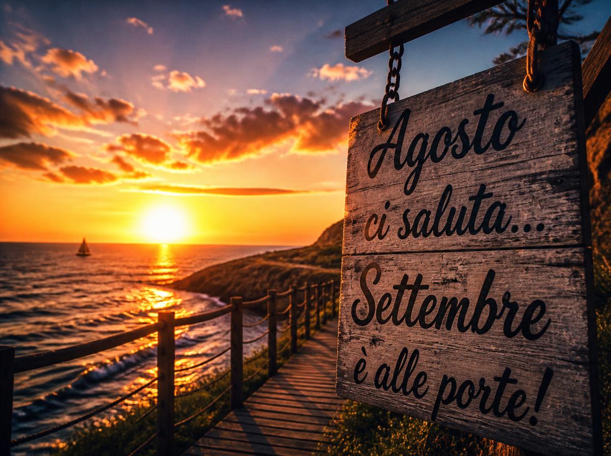Cartoline di 31 Agosto - Agosto ci saluta… Settembre è alle porte!