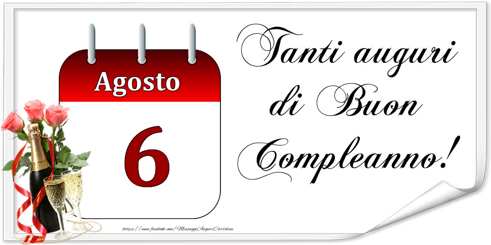 Tanti auguri di Buon Compleanno! - Agosto.6