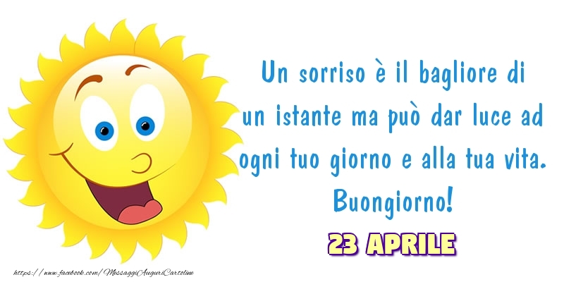 23 Aprile - Buongiorno!
